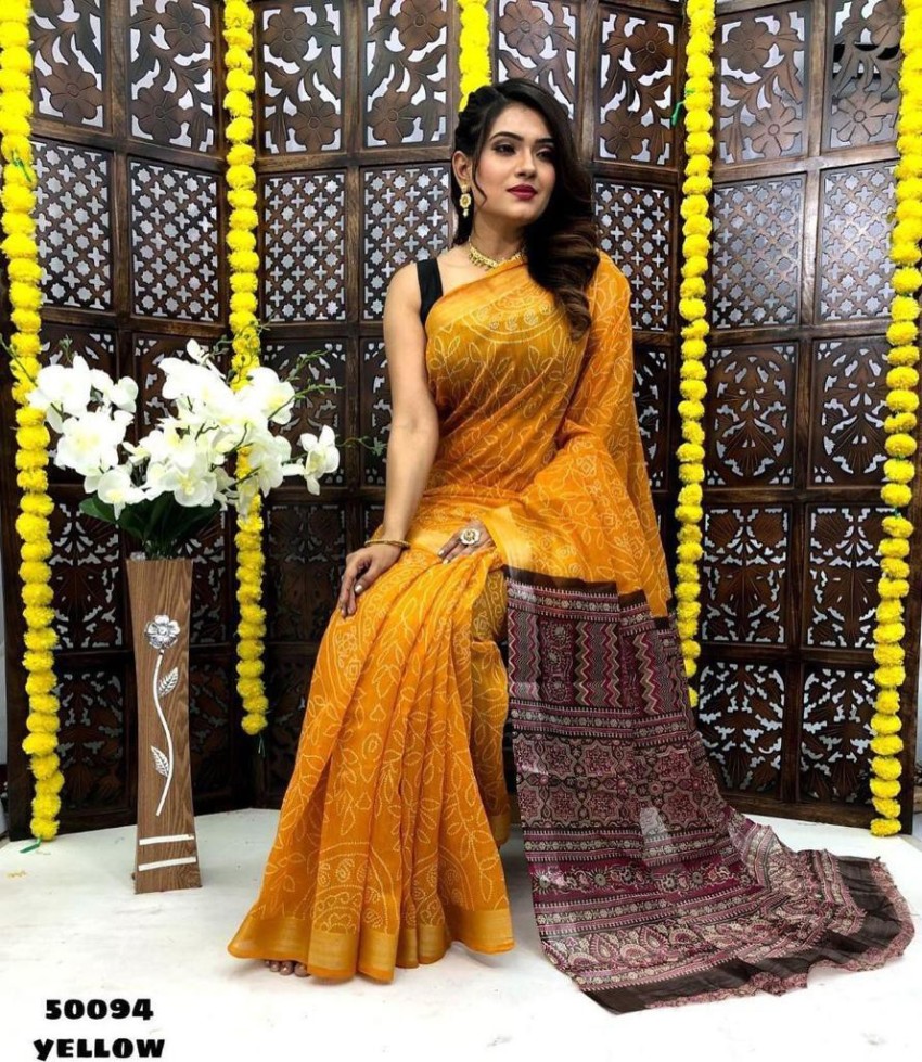 Flipkart clearance bandhani sarees