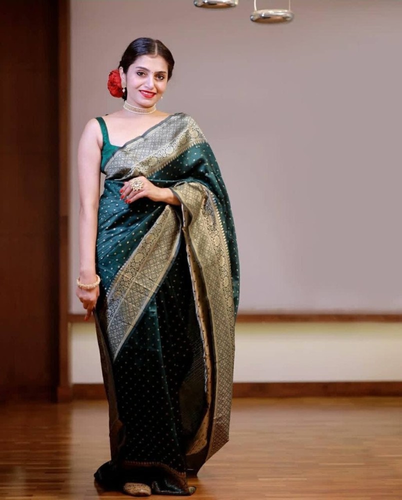 beautiful Puspah Indah Sanskriti Sari floral on teal Indian fabric 96 x 40  India