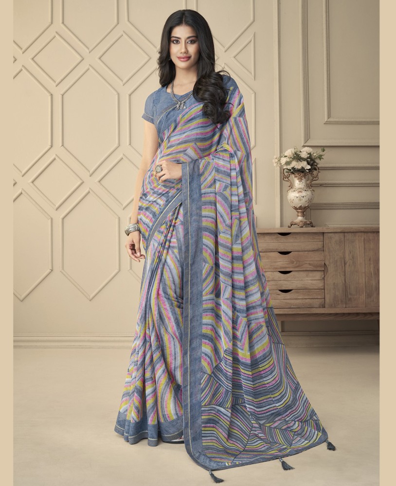 Chiffon sarees online flipkart hotsell