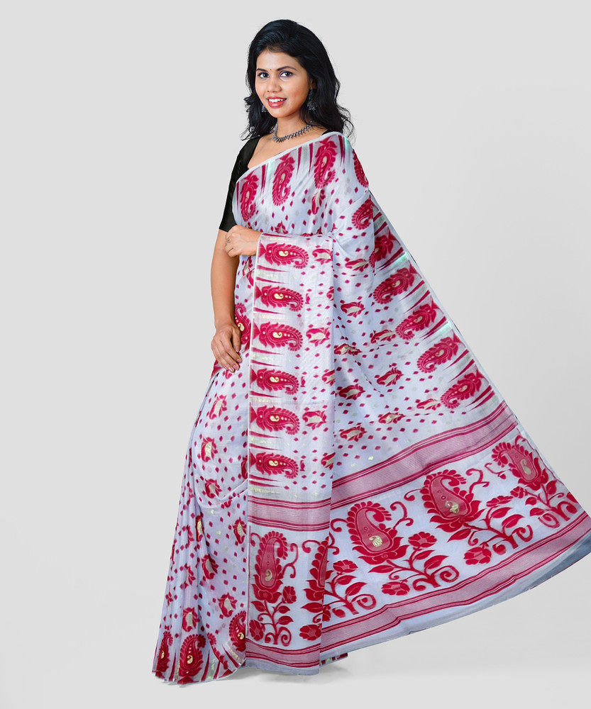Flipkart dhakai jamdani saree store