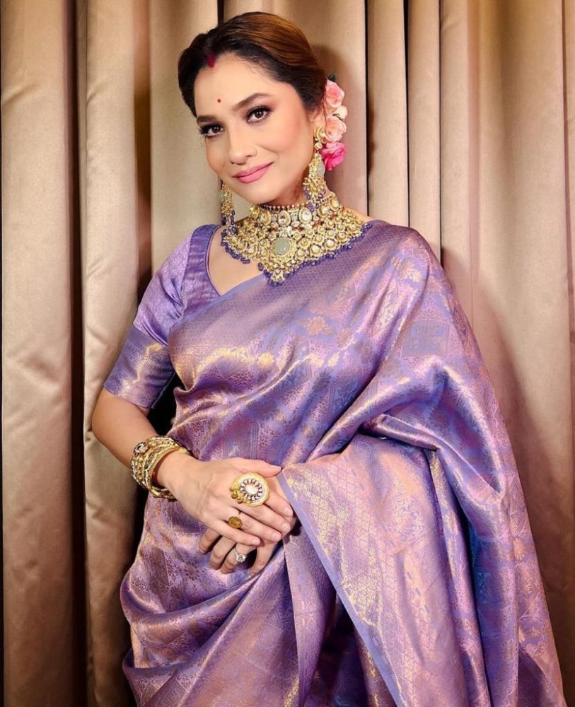 Tammanna in light purple plain Saree | Ladylike dress, Plain chiffon saree,  Indian fashion saree
