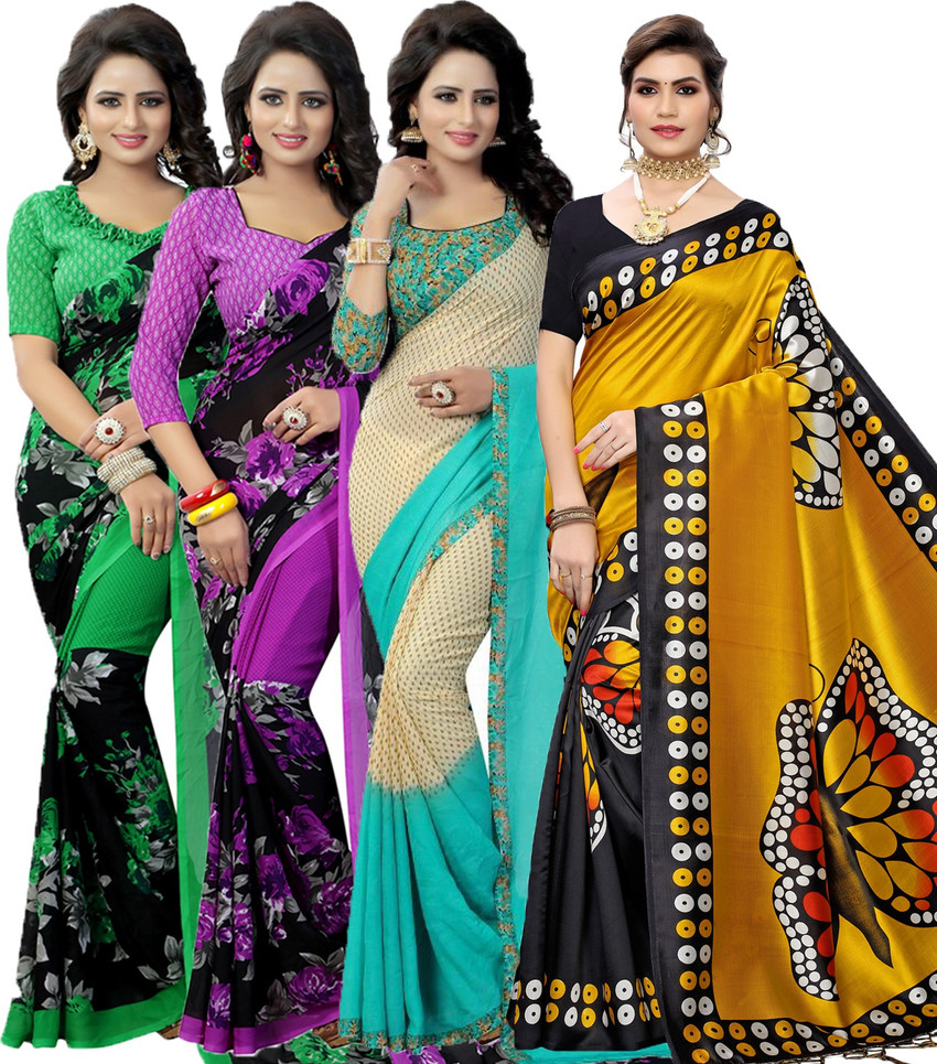 Flipkart cotton shop sarees combo offer