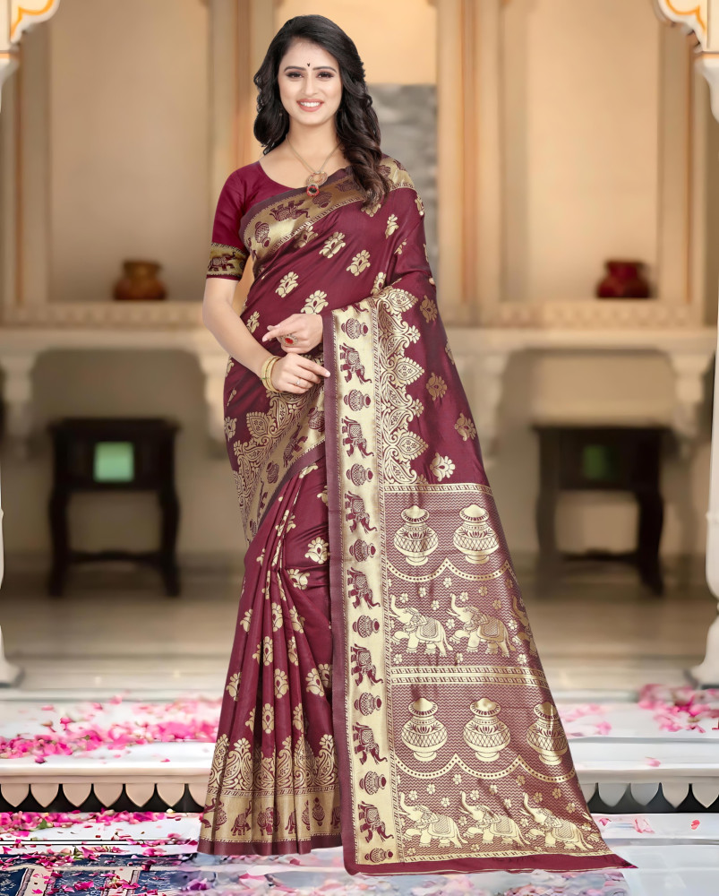 Flipkart wedding banarasi saree cheap