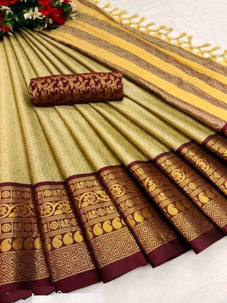Buy online Zari Work Banarasi Silk Saree With Blouse from ethnic wear for  Women by Indian Women By Bahubali for ₹1659 at 76% off | 2024 Limeroad.com