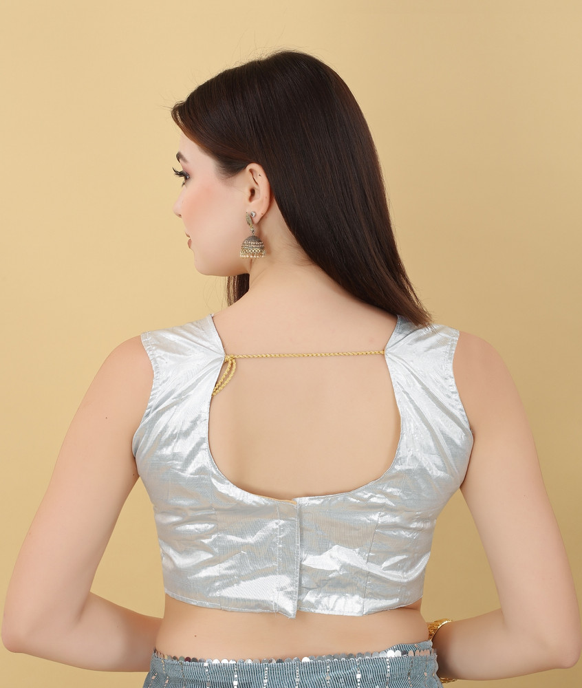 flipkart silver blouse