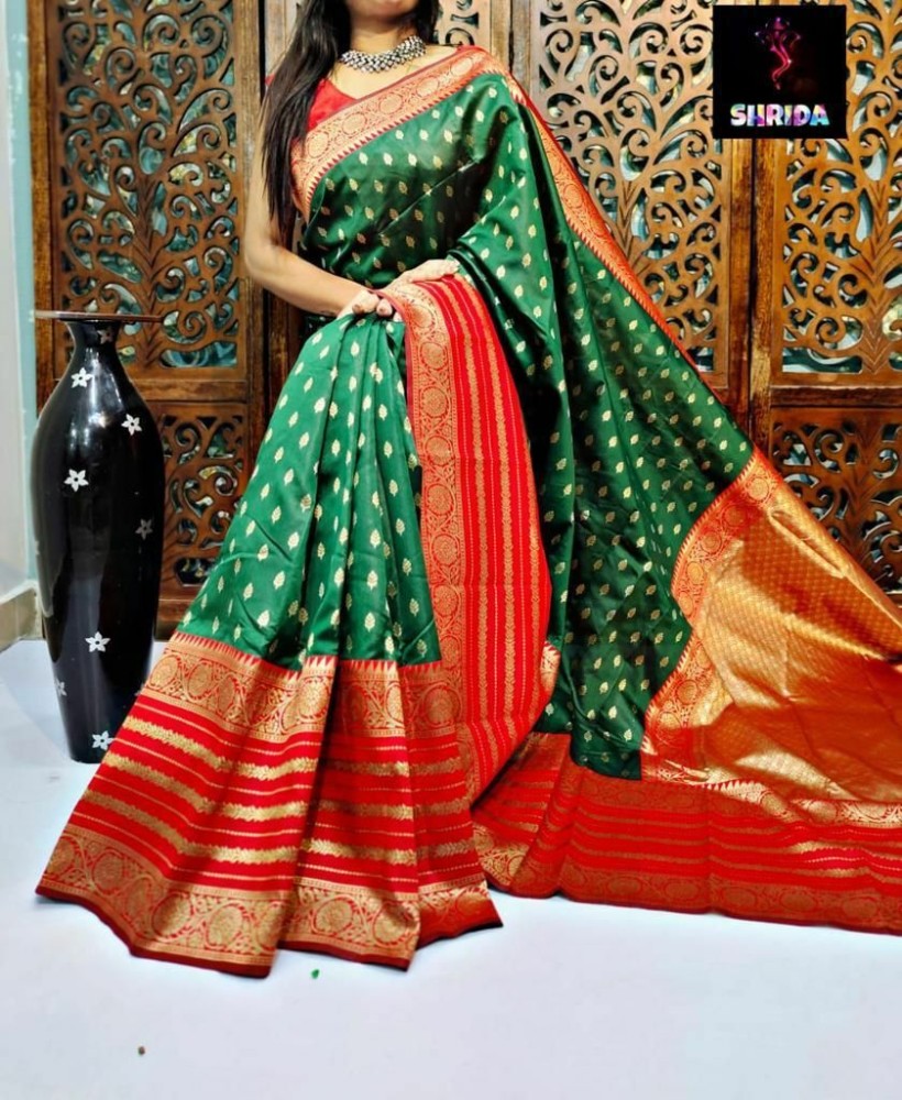 Flipkart wedding banarasi on sale saree