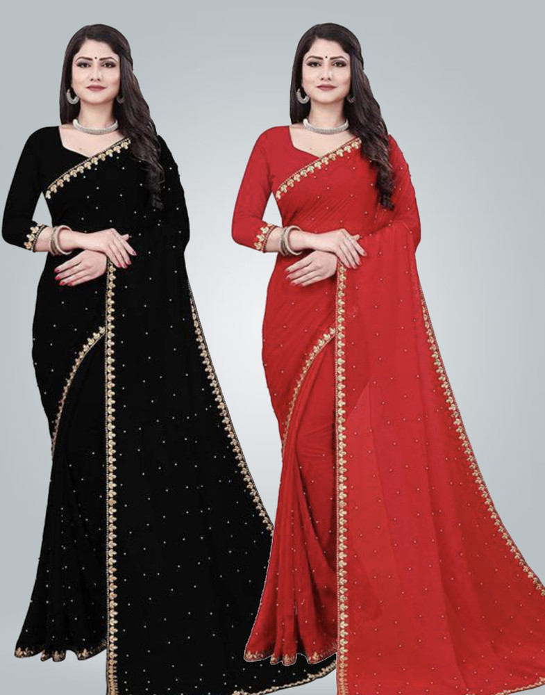 Flipkart chiffon party wear sarees clearance