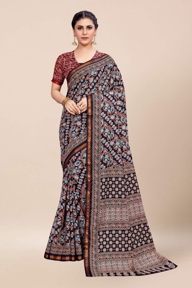 Flipkart kalamkari cotton on sale sarees