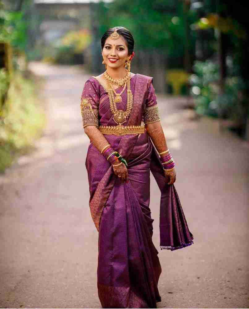 Violet bridal saree store