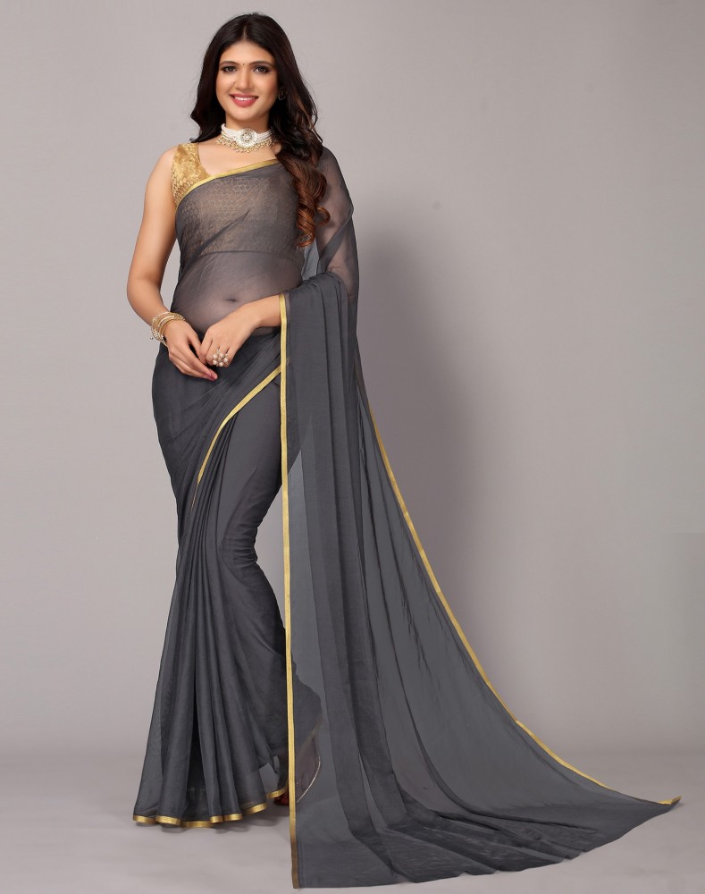 Plain sarees online clearance flipkart