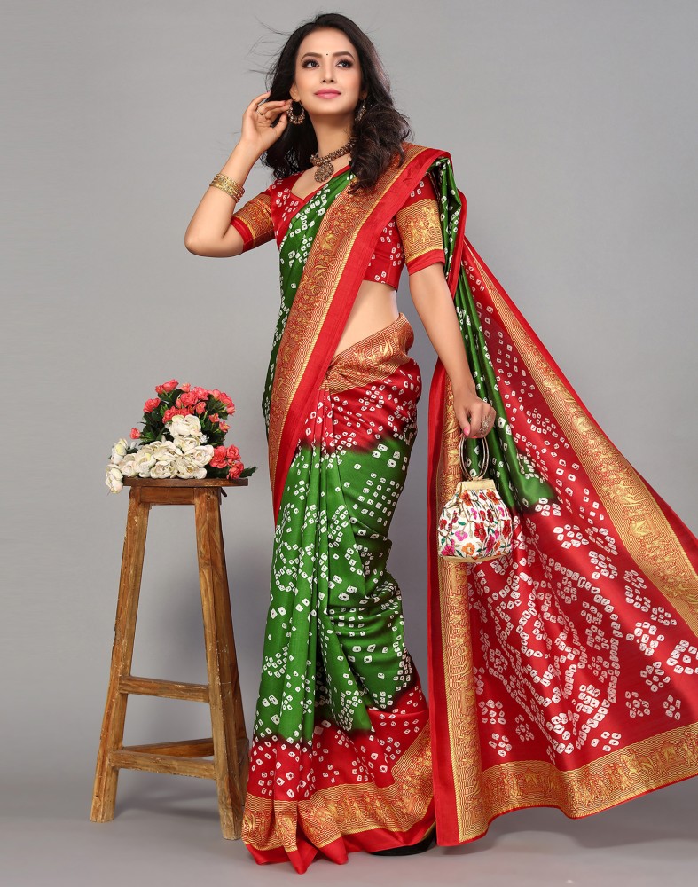 Flipkart bandhani clearance sarees