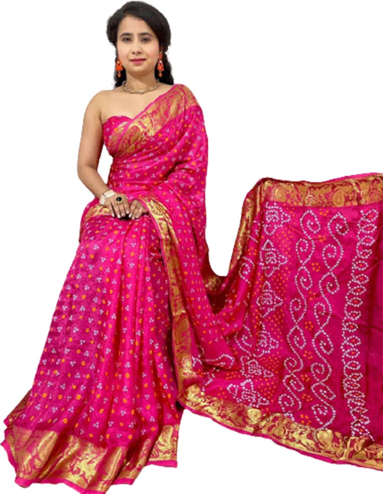 Flipkart clearance bandhani sarees