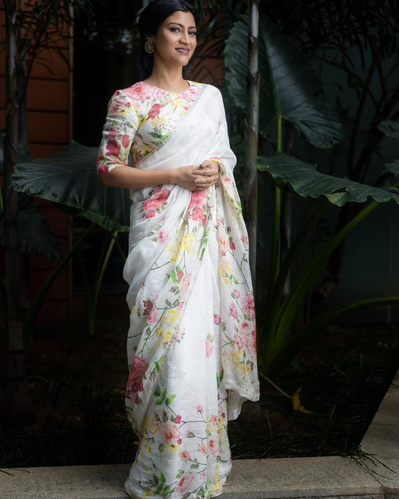 Flipkart poly cheap cotton sarees