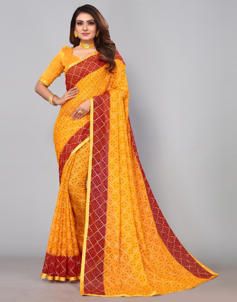 Flipkart discount bandhani sarees