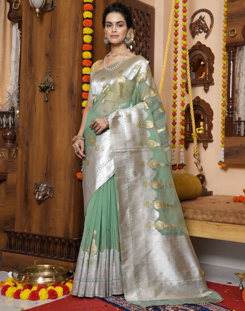 Organza pattu shop sarees with price