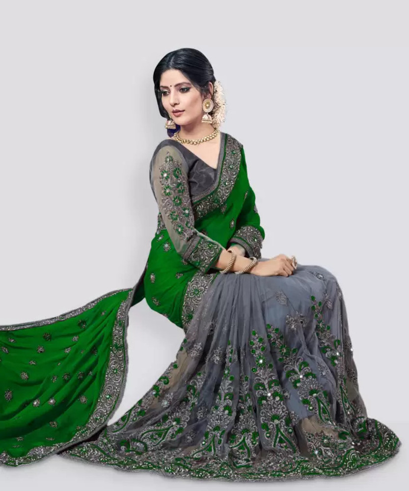FERVIK FASHION Embroidered Daily Wear Art Silk Saree