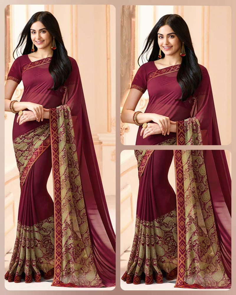 Saree best sale design flipkart