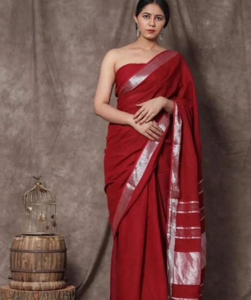 Handloom cotton 2025 sarees flipkart