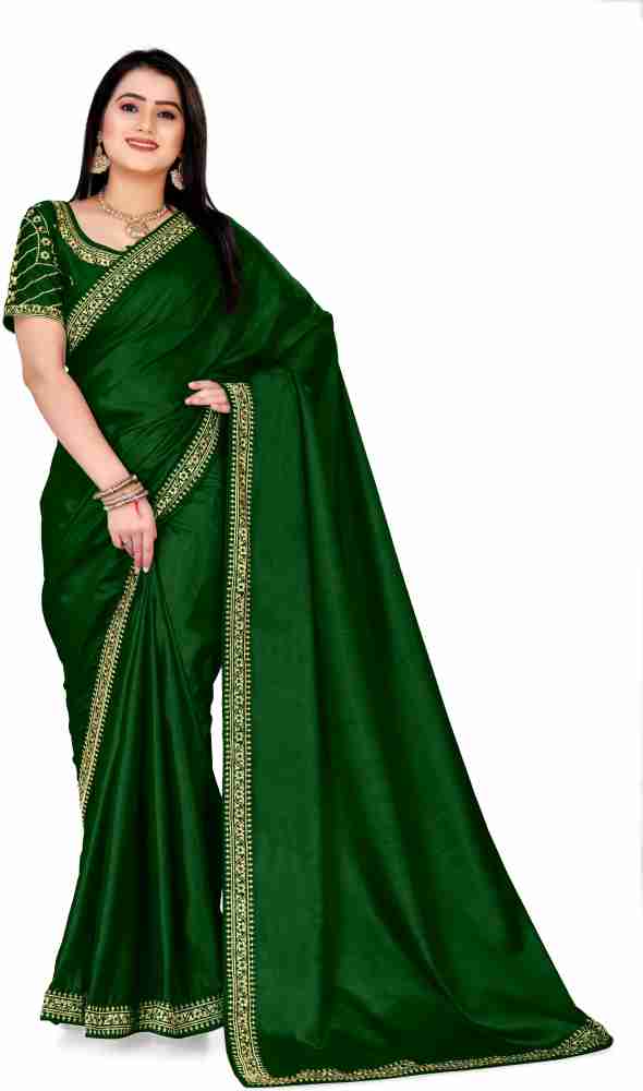 Buy RJT FASHION Woven Self Design Bollywood Art Silk Georgette Green Sarees Online Best Price In India Flipkart