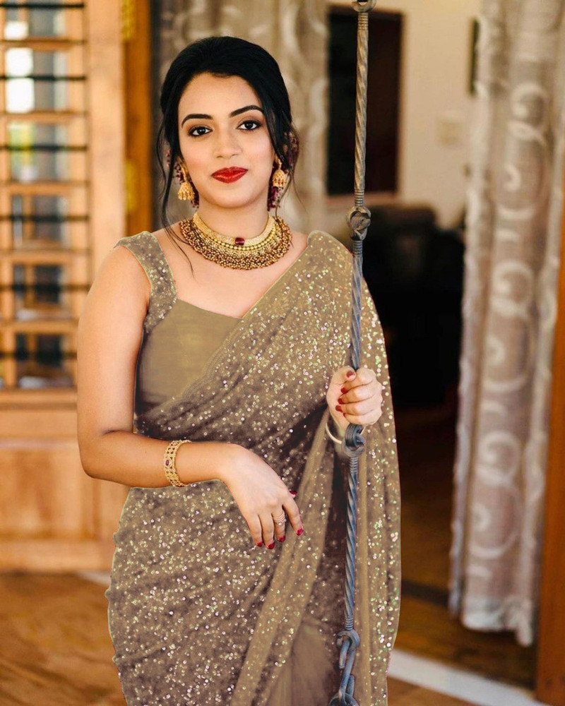 Saree party wear new arrivals flipkart