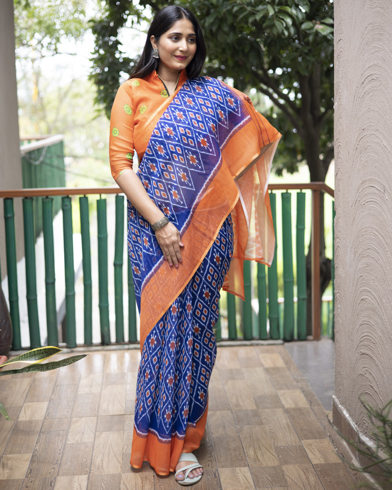 Lenin cotton sarees best sale flipkart