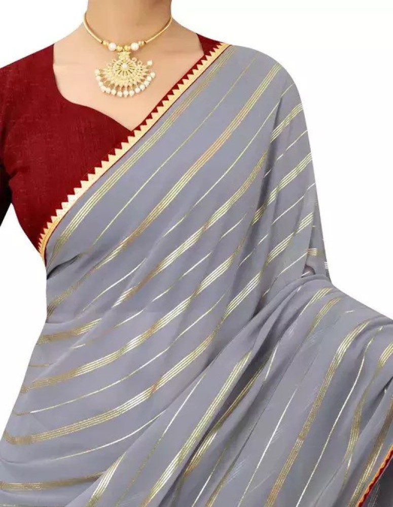 Chiffon saree outlet online shopping flipkart