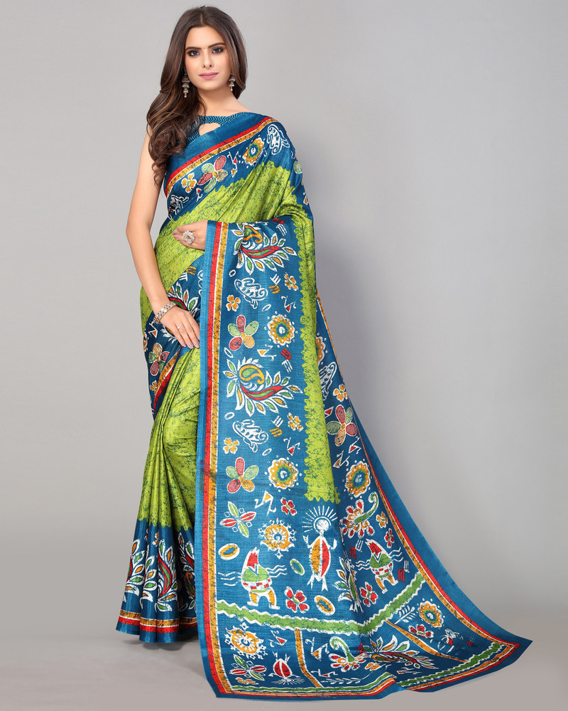 Flipkart kalamkari sale cotton sarees