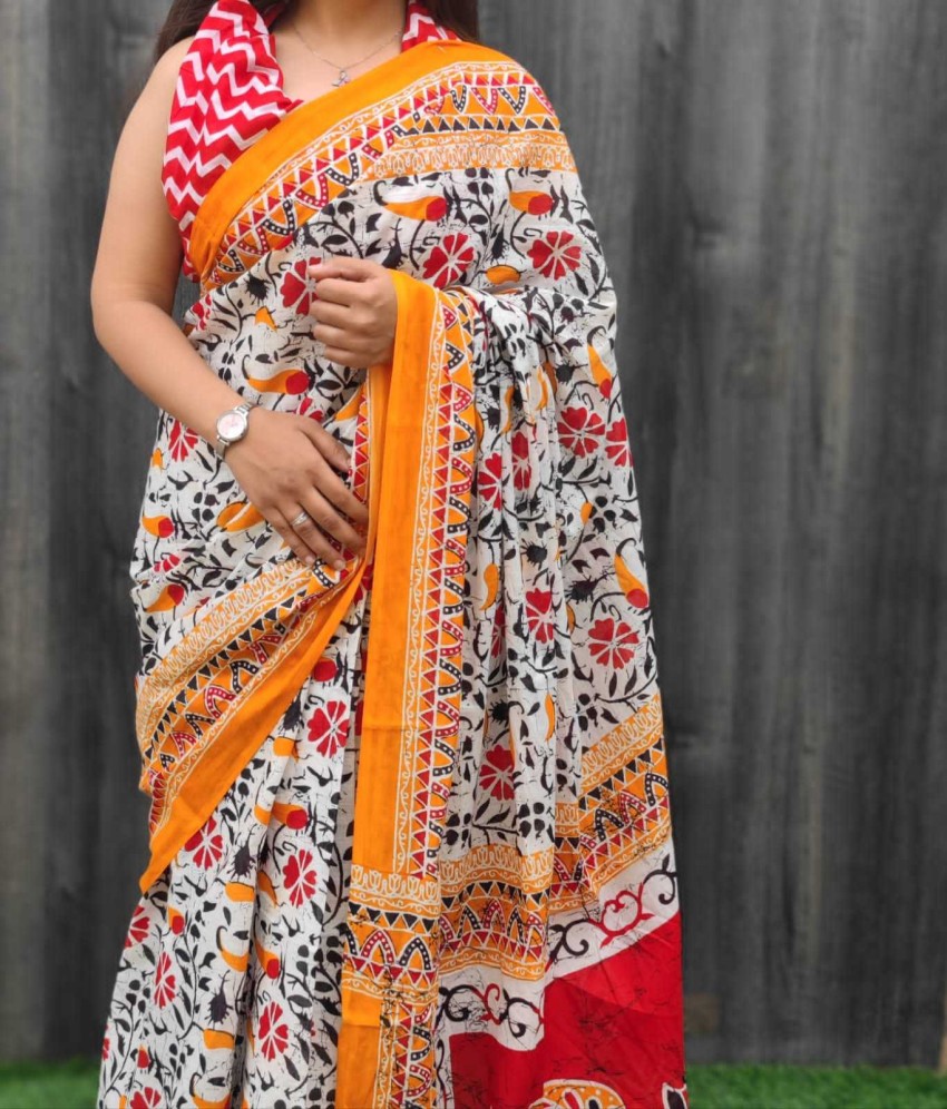 Ladies Banarasi Cotton Silk Patli Pallu Saree at Rs 220 | सिल्क कॉटन साड़ी  in Surat | ID: 20782288333