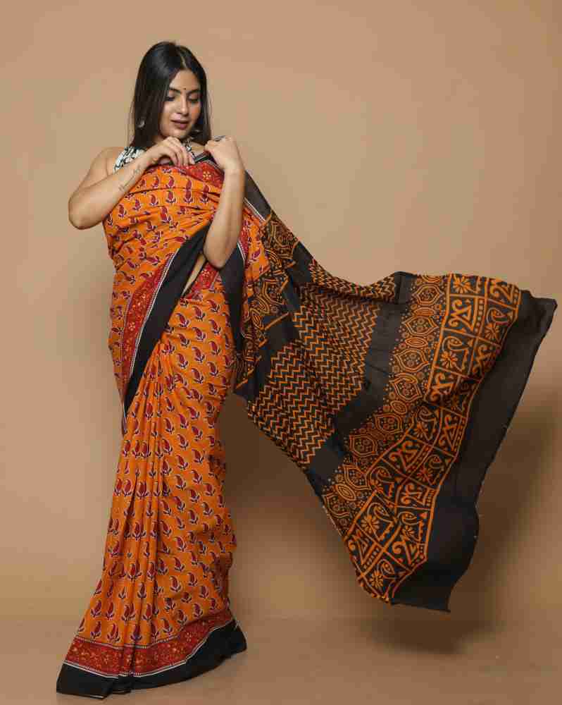 Buy SAYAN CREATION Color Block Bollywood Pure Cotton Multicolor