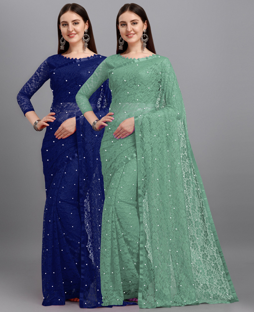 Flipkart designer net sarees with price clearance