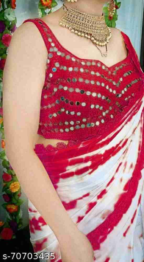 Flipkart mirror work saree outlet