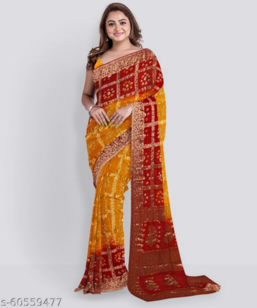 Flipkart bandhani sarees best sale