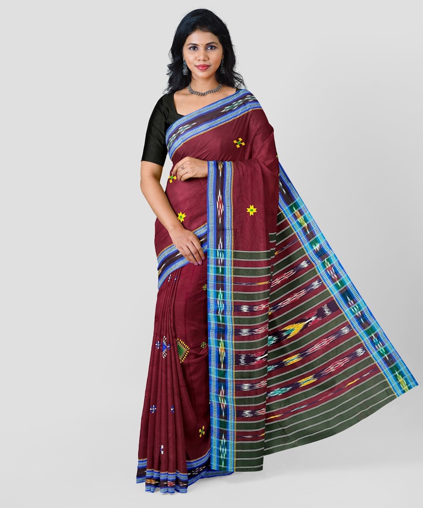 Silk Party Wear Chanderi Cotton Sarees, 6.3 m (with blouse piece)