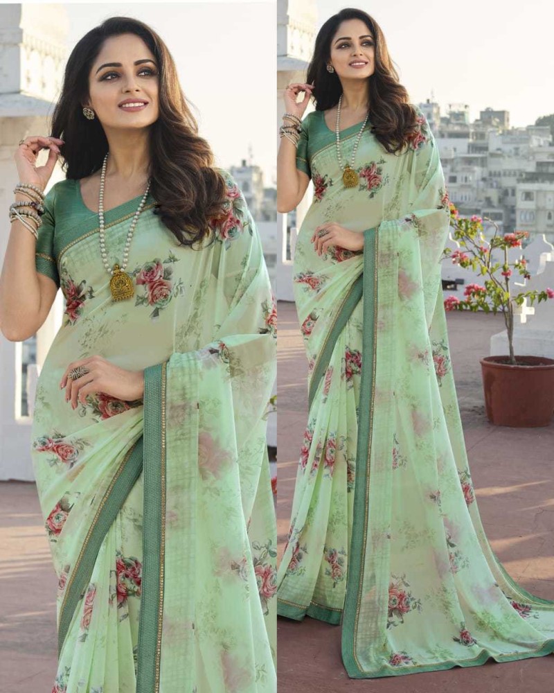 Chiffon saree hotsell online shopping flipkart