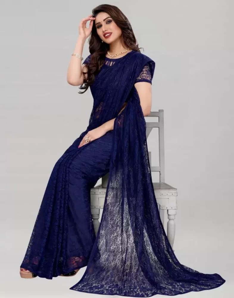 Flipkart navy hotsell blue sarees