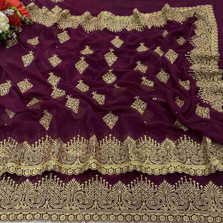 Flipkart stone on sale work saree