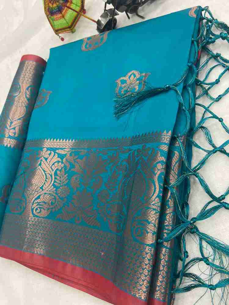 Buy kesarsilkmills Self Design Kanjivaram Pure Silk Cotton Silk