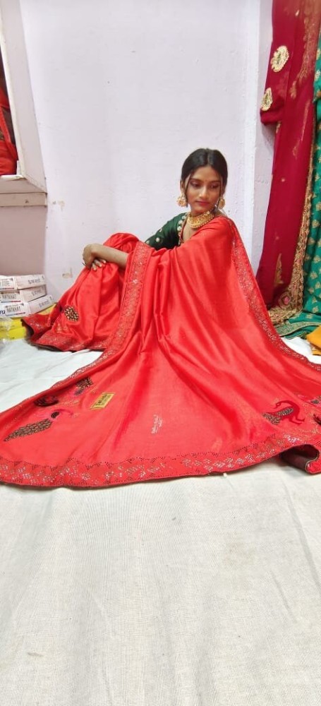 Dulhan sale saree red