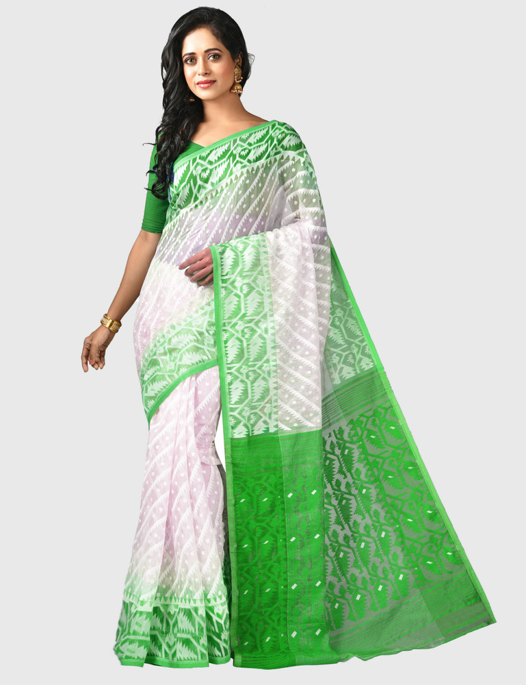 Jamdani cotton sarees with price 2025