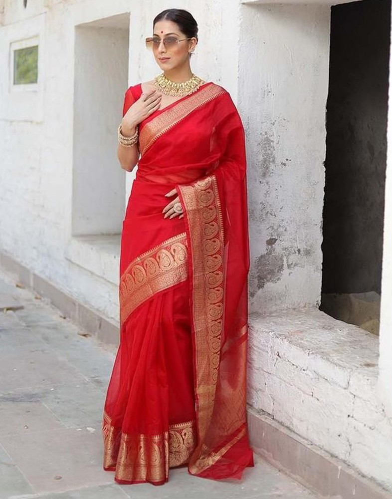 Banarasi organza sale sarees online