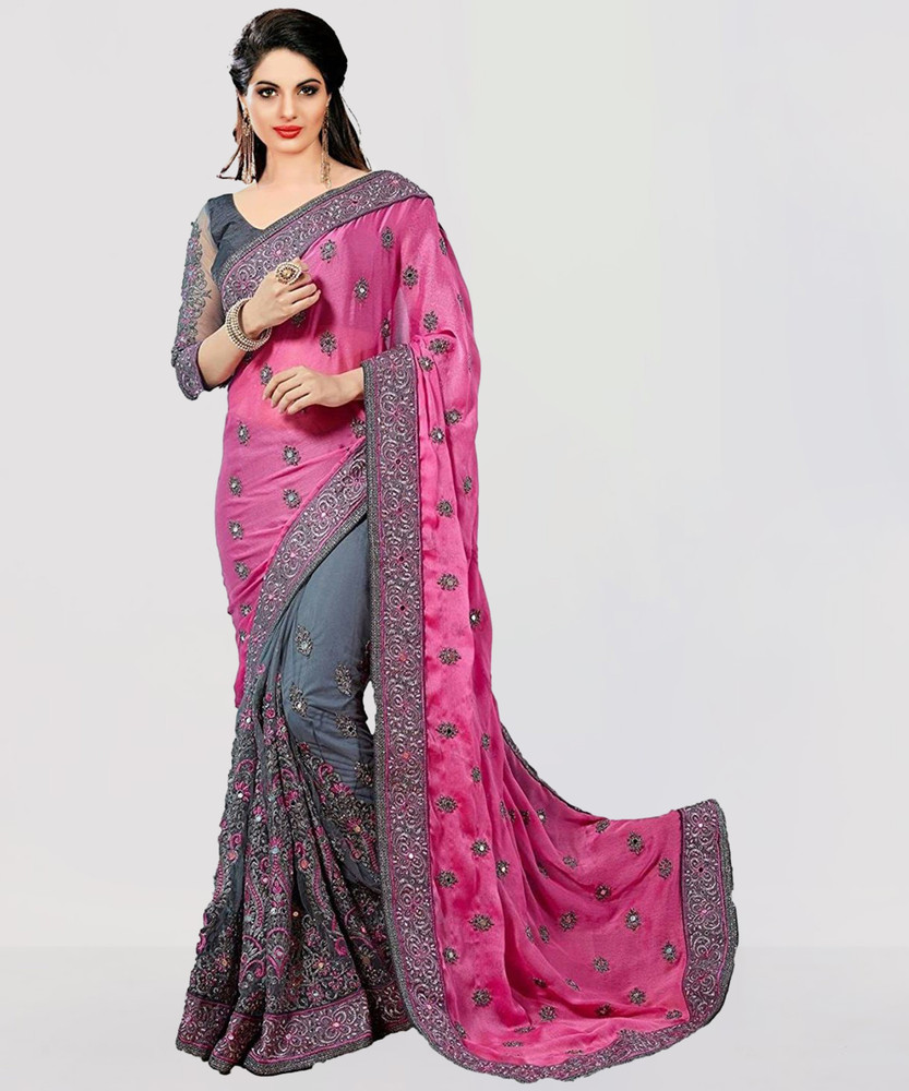 New design saree in flipkart deals