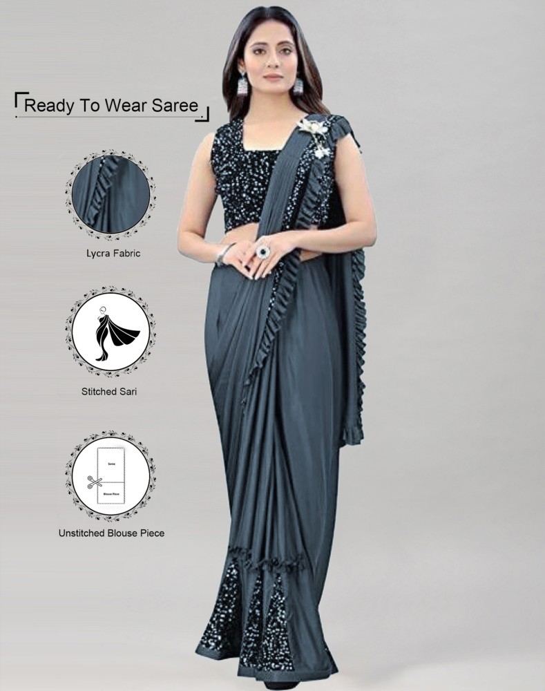 JAF PRESENTS READY TO WEAR LYCRA SAREES COLLECTION AT WHOLESALE PRICE