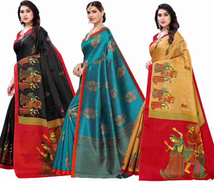 Flipkart khadi silk on sale sarees