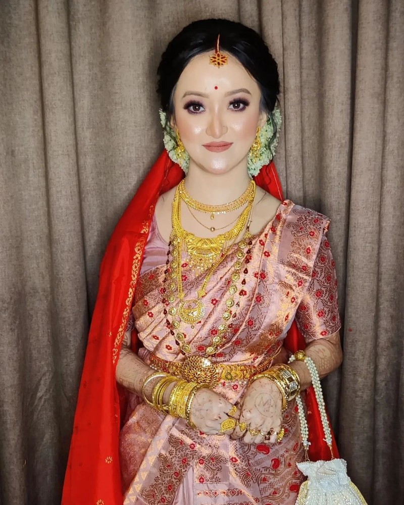 bridal mekhela chador