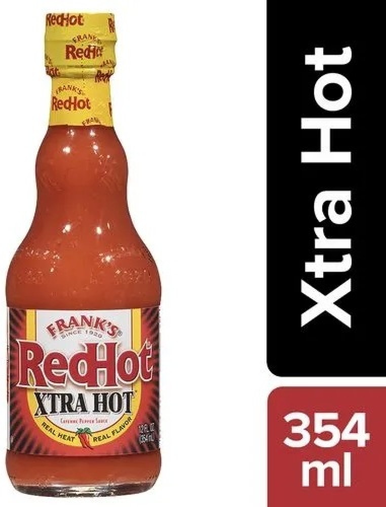 Frank's Redhot Xtra Hot Cayenne Pepper Sauce Real Heat Reat Flavour Sauce  Price in India - Buy Frank's Redhot Xtra Hot Cayenne Pepper Sauce Real Heat  Reat Flavour Sauce online at