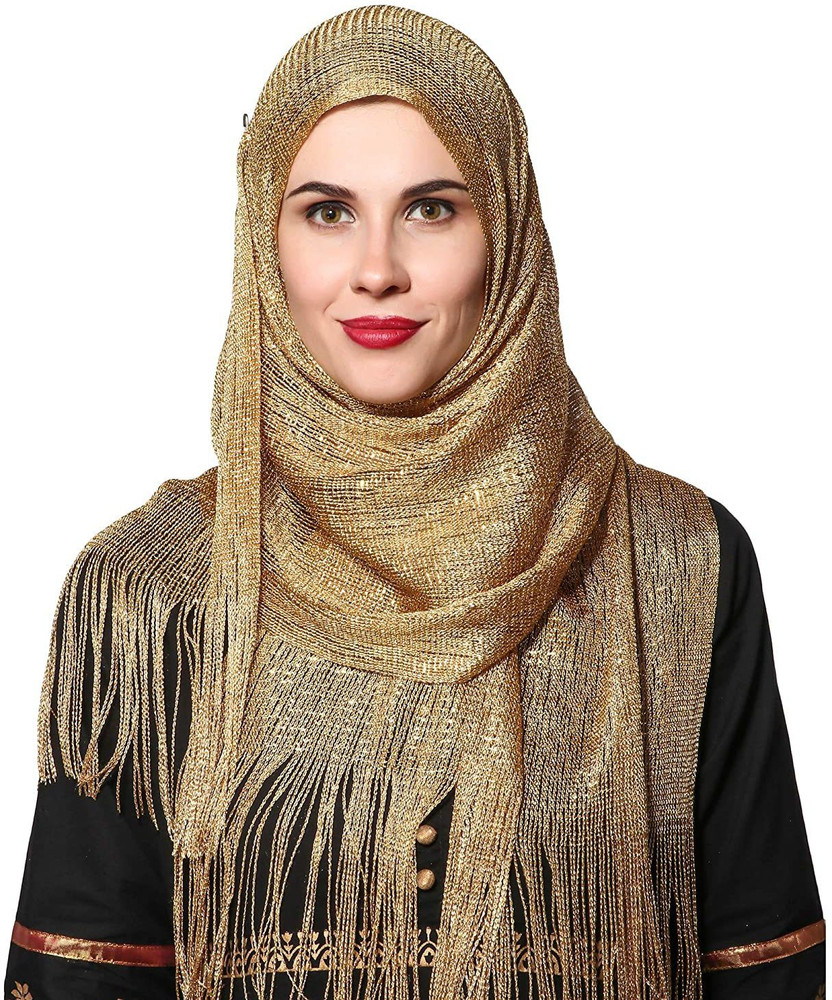MANGALAM CYBER CAFE Solid Polyester Women Fancy Scarf Buy