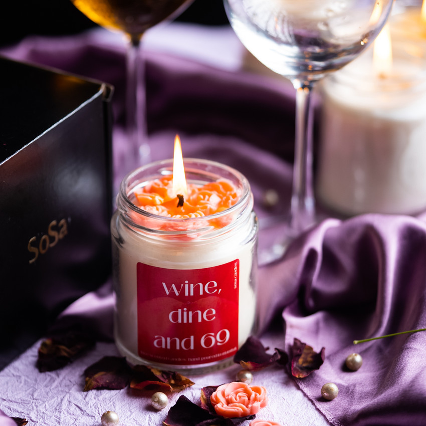 Sex shop wax candles