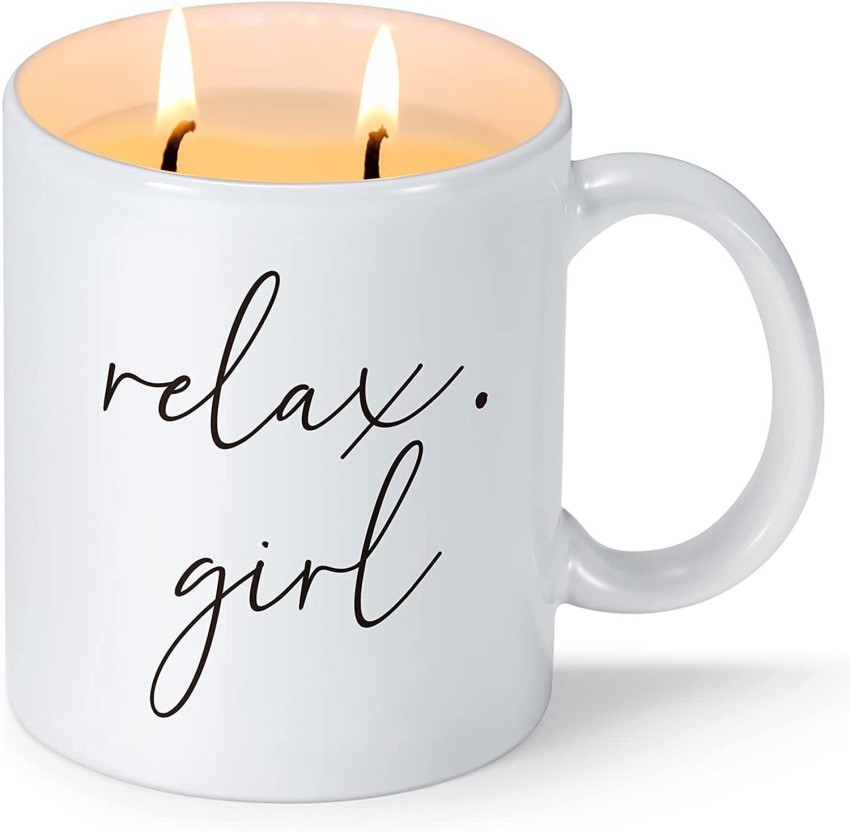 EARTH SCANT Relax Gifts for Girl Scented Candle Birthday Gifts