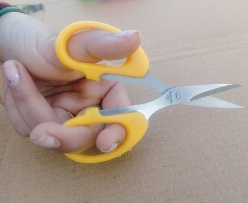 kiniza 3 Pcs Plastic Toddler Scissors, Random India