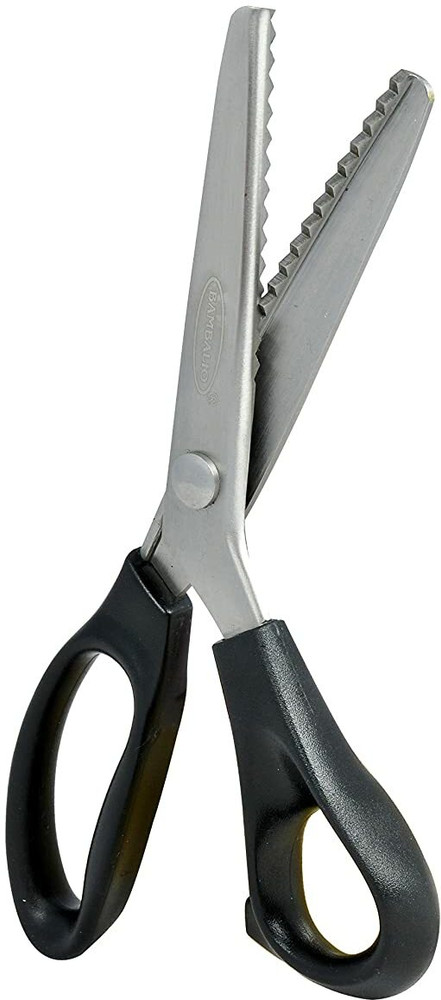 Scissors that cut discount zig zag fabric